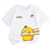 Potdemiel Estate Nuova T-shirt in Puro Cotone con Stampa Pikachu per Bambini, Ragazzi e Ragazze, T-shirt per Bambini Comoda e Traspirante