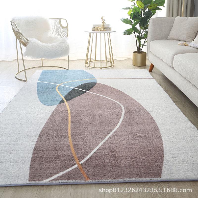 Nordic Style Imitation Cashmere Carpet for Living Room, Coffee Table, Bedroom, or Large Areas.