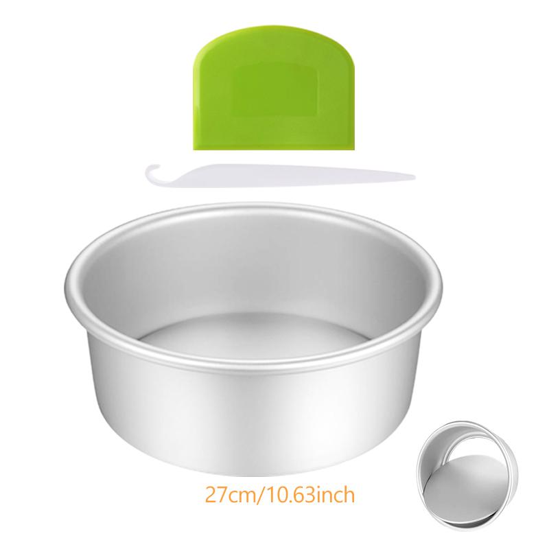 4/6/8/10 Inch Removable Bottom Aluminum Round Cake Pan Baking Tray Layer Tier Cake Pans Cheesecake Tin Kitchen Tools      10110