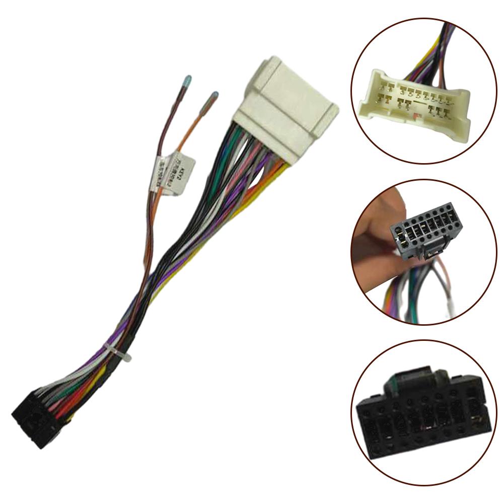 Car Audio Player 16PIN Power Cable Adapter For Hyundai Tucson For Elantra 05-09 CD/DVD Playe Radio Wiring Harness