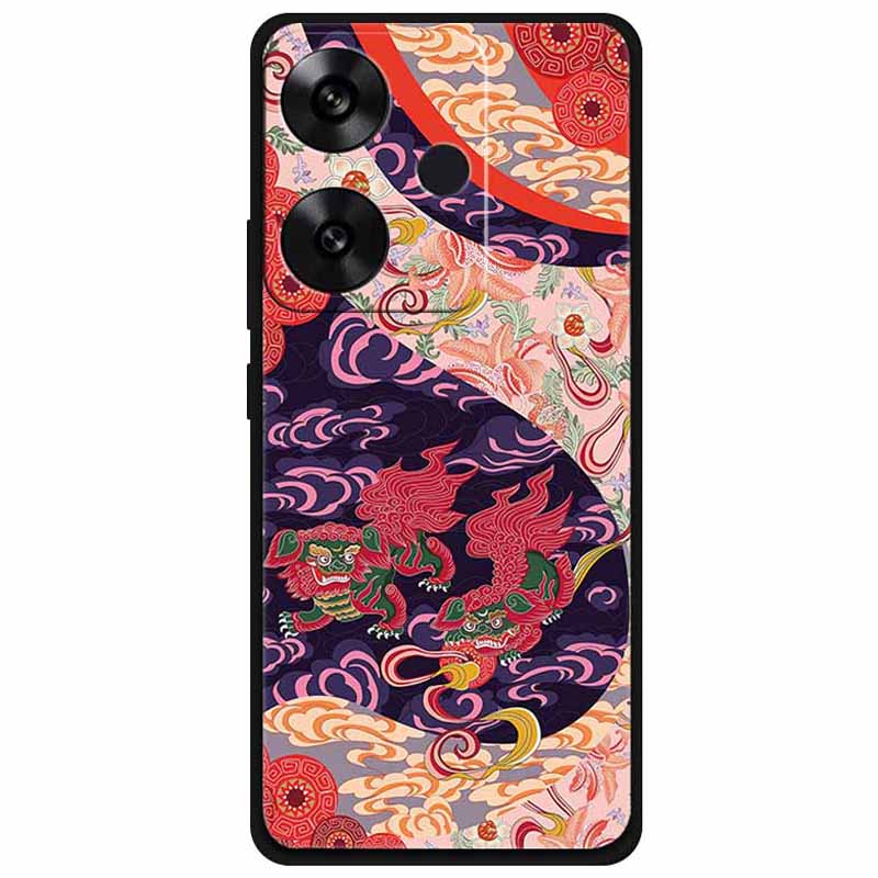 For Xiaomi Poco F6 5G/Redmi Turbo 3 5G Case Pattern Printing Soft TPU Cell Phone Cover