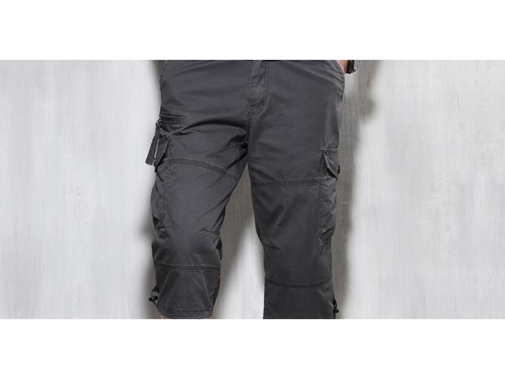 Men's Summer Loose Fit Camo Cargo Shorts - Plus Size, Mid-Length, 7-Pocket