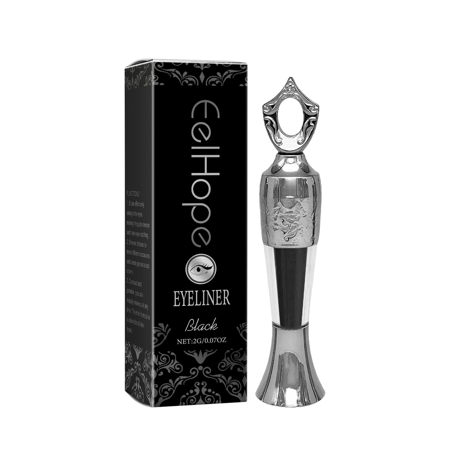 

EELHOPE Waterproof Eyeliner Colours Lasting Sweatproof Quick Drying Smooth Black Liquid Eyeliner Natural Makeup Tools Cosmetics чёрный