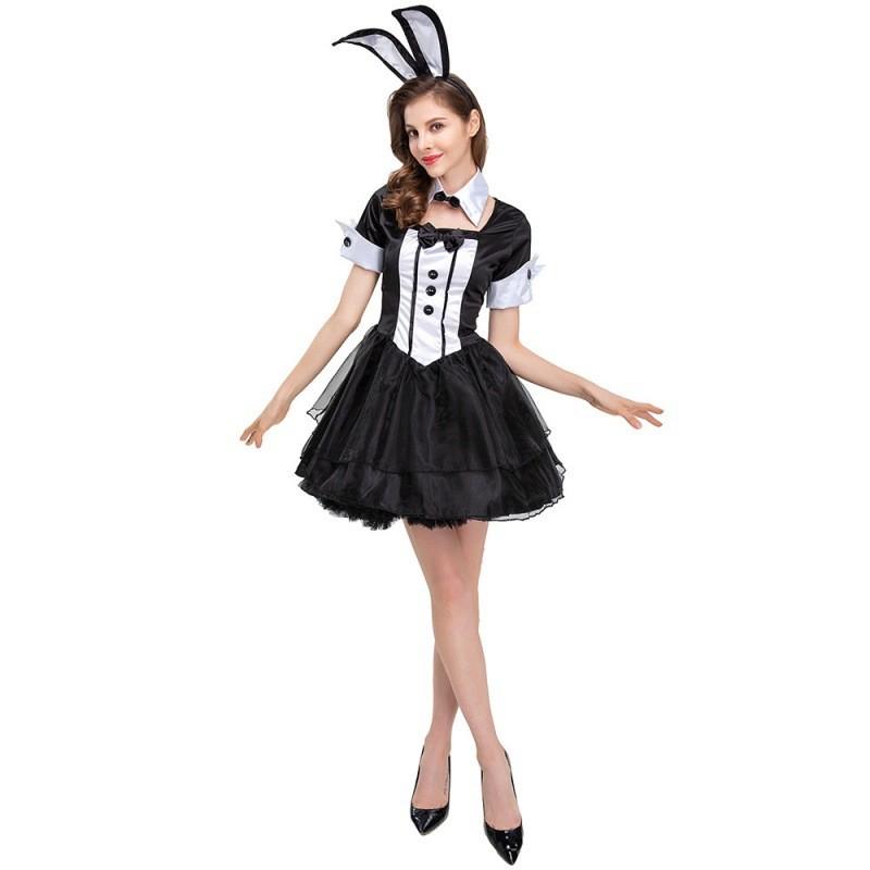 And Fun Flirty Bunny Costume For Celebrating Halloween And Easter Made Of Soft Polyester Comfort For