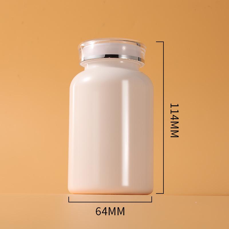 250ml PET Medicine Bottle with Crown Cap for Tablets, Candy, and Powder Storage
