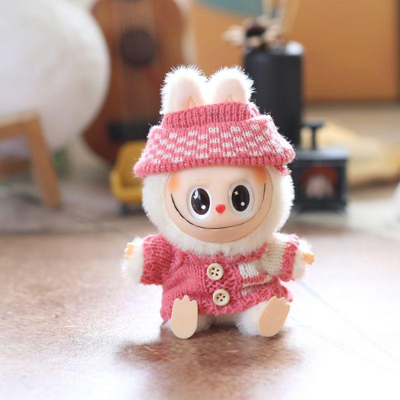 Cute, Labubu Cloth Decoration, Labubu Doll Clothes, Second Generation, Vinyl, Doll Clothes, Doll Sweaters, Replacement Set