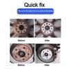 Quick Rust Removal Wheel Hub Resurfacing Lug Nuts Cleaning Hexagonal Drives Wheel Stud and Hub Cleaner