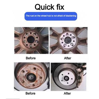 Quick Rust Removal Wheel Hub Resurfacing Lug Nuts Cleaning Hexagonal Drives Wheel Stud and Hub Cleaner