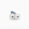 White Painted Round Head Phillips Self-Tapping Screw M4.2 with Spacer and Washer