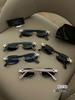 Lunettes de soleil Rétro Européennes Cadre Métallique Ovale Protection UV Strass - 2026 Style Tendance Haut de Gamme