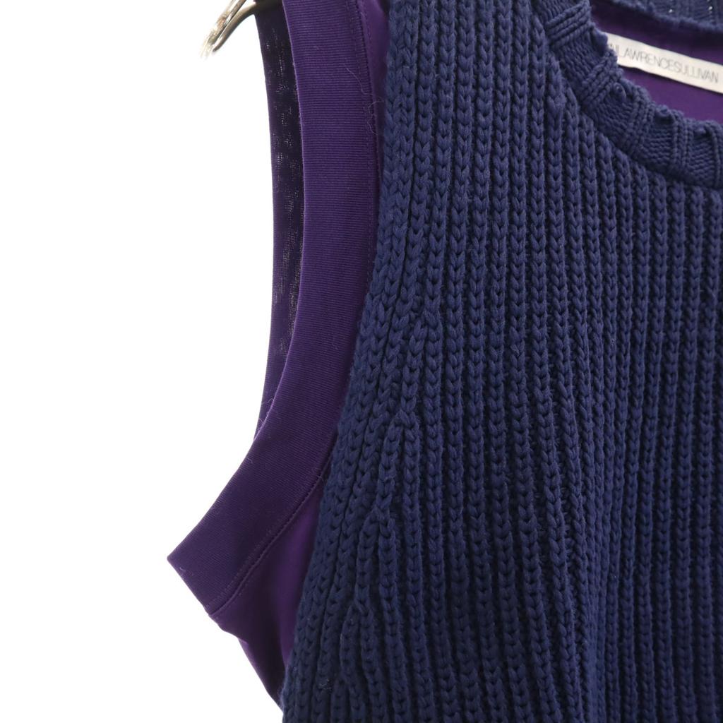 JOHN LAWRENCE SULLIVAN made in Japan No sleeve knit layered one piece Women Used