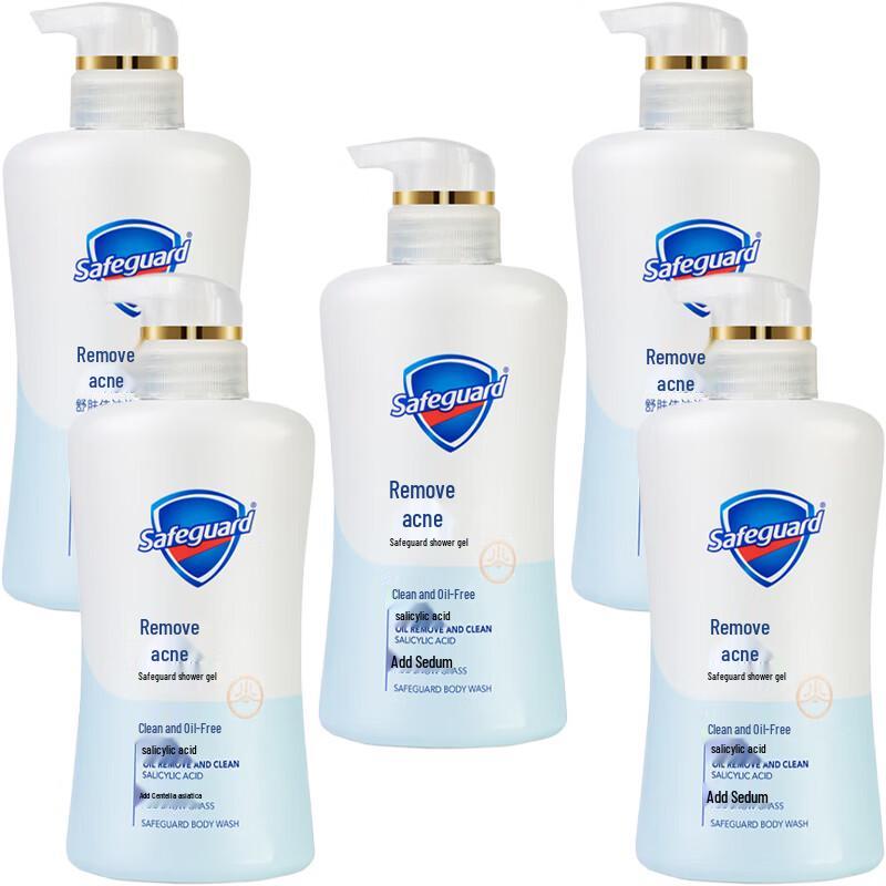 Safeguard Centella Asiatica Acne-Fighting Cleansing Shower Gel 5-Pack