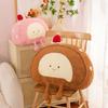 Cute Swiss Roll Plush Doll Pillow With Short Plush Fabric For Bedroom Decor And Comfort