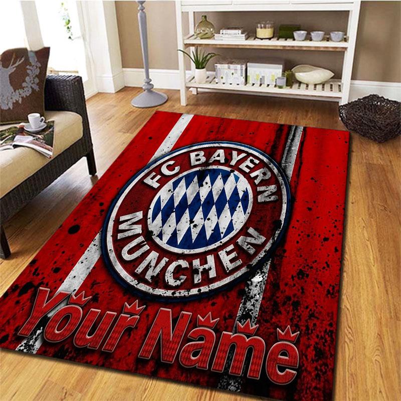 FC Bayern Munchen Custom Name Carpet Rug for Living Room Bedroom Home Sofa Decoration,Kids play Non-slip Floor Mat