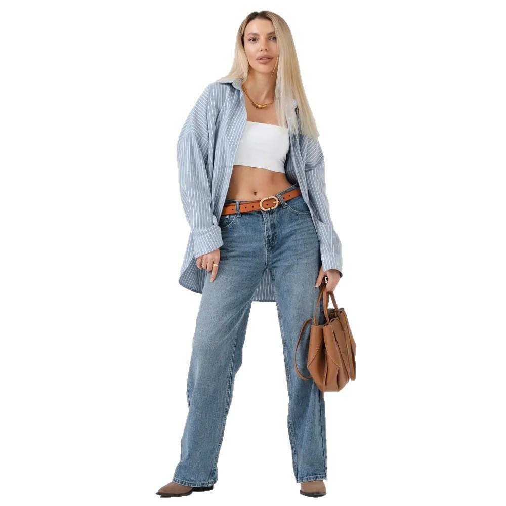 2025 New Tall Women's Russian Jeans - Cross-border Fashion
