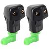 2PCS OEM Replacement Washer Nozzles For 1998-2002 Quick Connection Replacement Nozzles