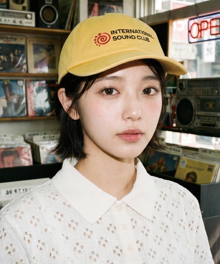 Pideupaipeo International Sound Club Cap Yellow