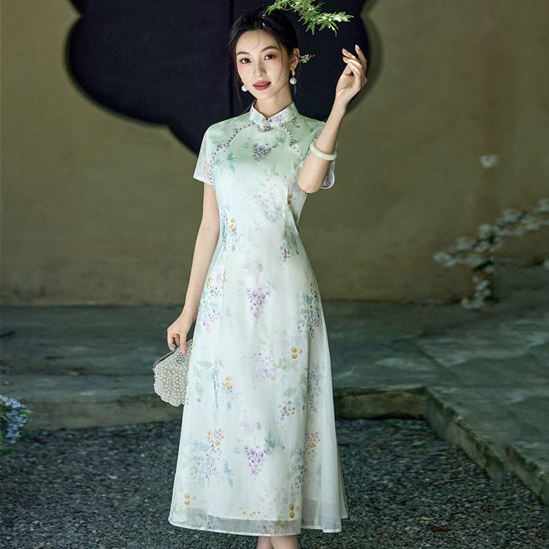 Skinny Aodai Republic of China style new Chinese style Suzhou cheongsam improved young 1011 new women's high-end dress