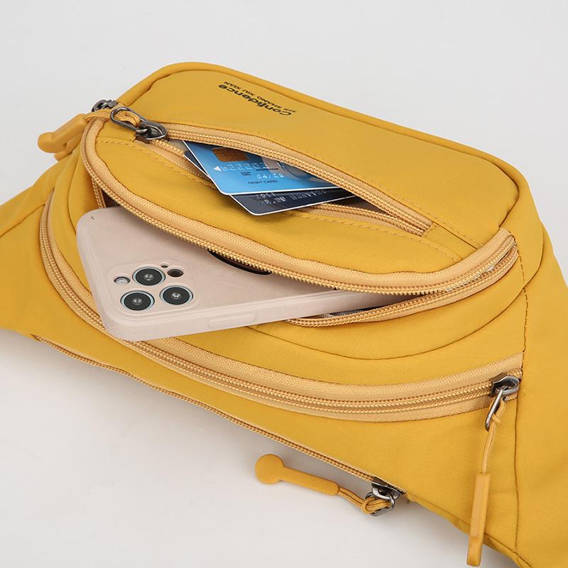 Women's Waist Bag Large Capacity Bag Sports Multifunctional Crossbody Bag Waterproof Mobile Phone Chest Bag