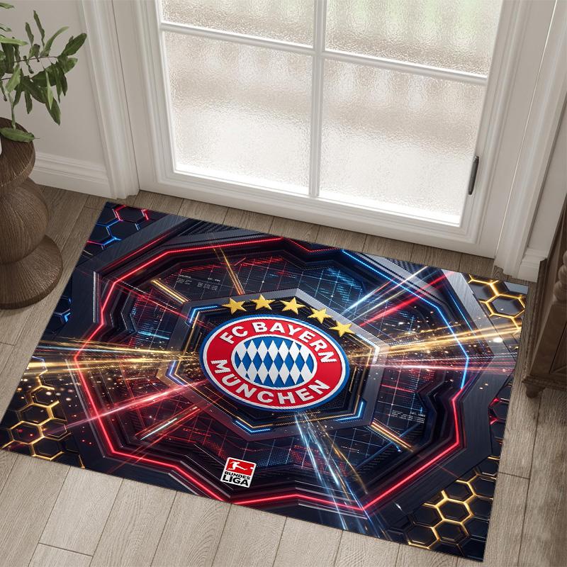 Miuncheno „Bayern“ dizaino kristalinis veliūrinis kilimas Jaukus Ne?Neslystantis raštuotas kilimas miegamajam, svetainei, prieškambariui
