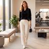 Women's Fashion Velvet Cowl Neck Long Sleeve Top, Loose Fit