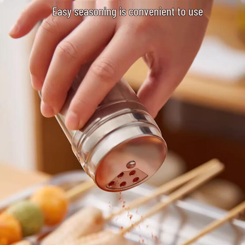 Stainless Steel BBQ Seasoning Shaker Set