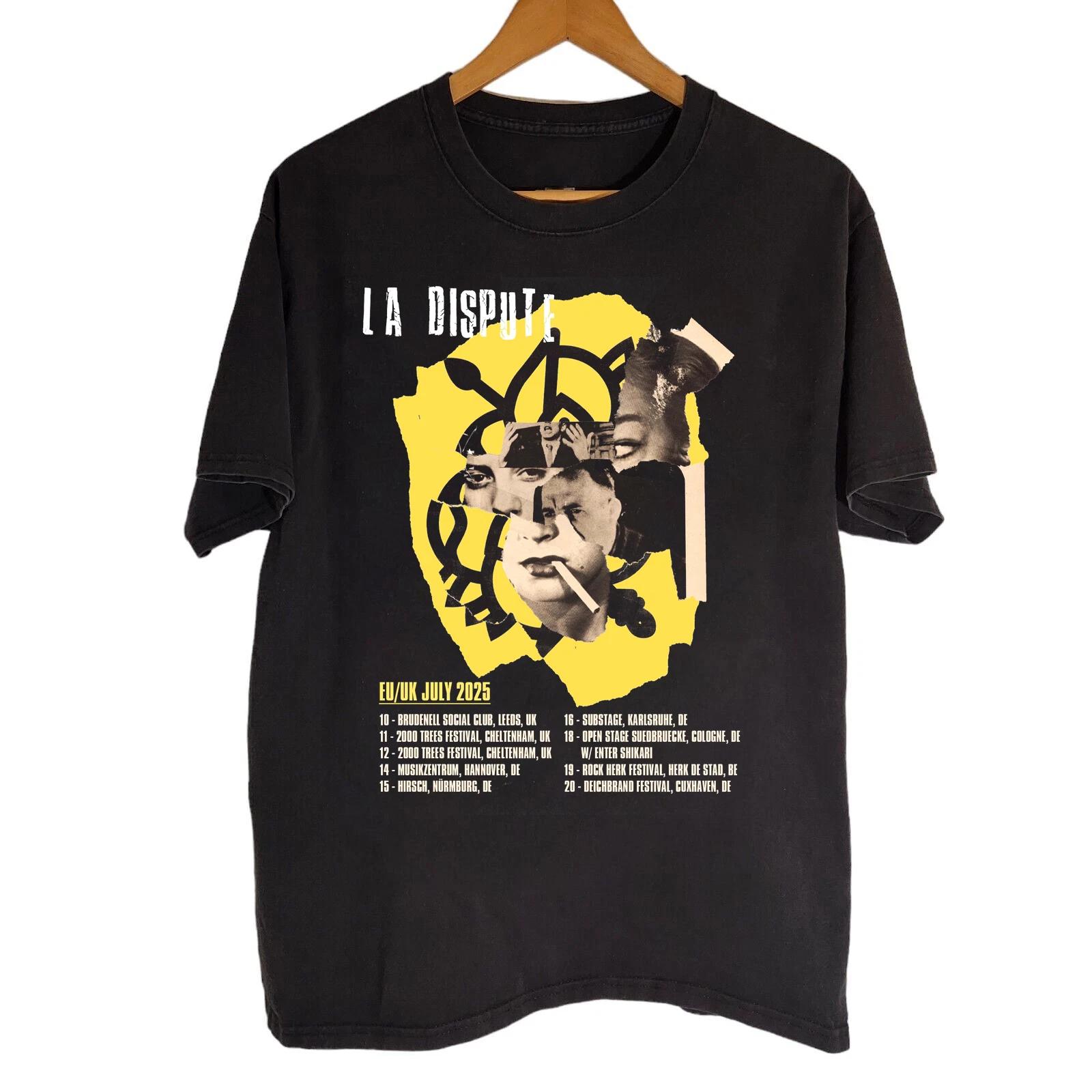 HOT!! La Dispute Tour 2025 Gift For Fans Black Cotton All Size T-Shirt 1HRL240 M