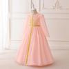 Abito da ragazza saudita, elegante abito musulmano in chiffon ricamato, abito, banchetto per feste, abito per bambini
