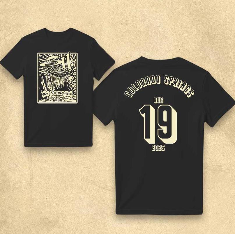 

311 Aug 19 2025 Colorado Springs Tour TShirt Unisex Live Concert Band Graphic Unisex T-Shirt XXXXL