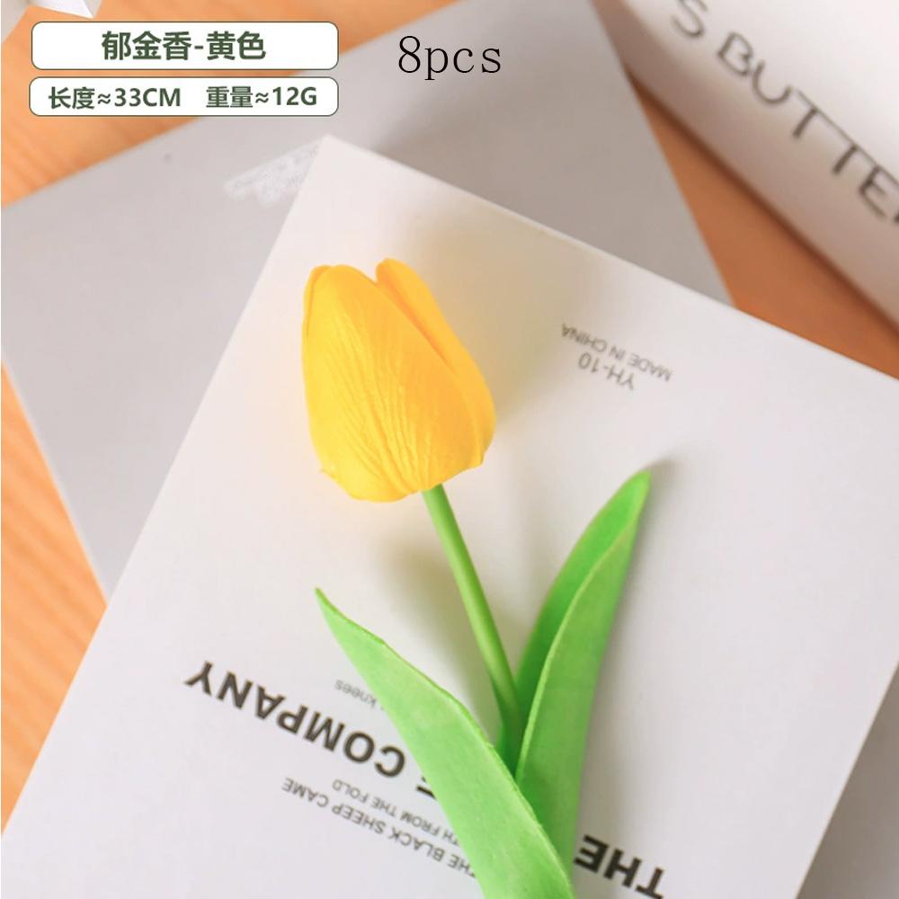 Mini Jade Fragrant Flower Wedding Pography Props Family Gathering Festival Party Decoration Simulation Flowers PU 8Pc Kid Friendly Entertaining Fun
