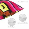 Mimic Chest Monster Loot Square Pillowcase Polyester Linen Velvet Creative Zip Decorative Home Cushion Case 45X45