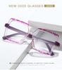 Square Glasses Fashion New In Oversized Candy Color Optical Frames Women Trendy Brand Design Blue Light Blocking Eyewear
