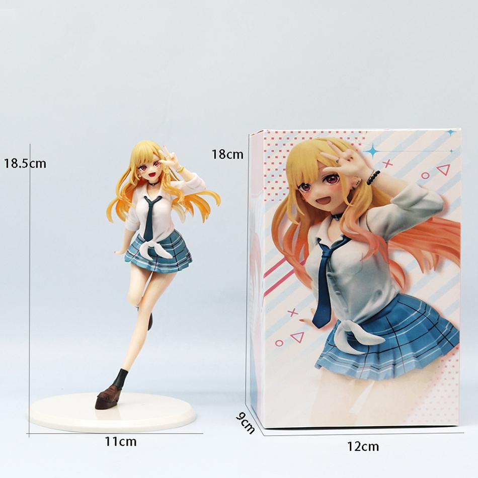 My Dress Up Darling Kitagawa Marin Anime Figure School Uniform Devil Liz Succubus Cosplay Pvc Collectible Model Desktop Decor