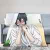 Yarichin Club Ayato Yuri Printed Blanket For Men Women Super Soft Cozy Throw Blankets for Sofa 50x60 Inches Multiple Sizes