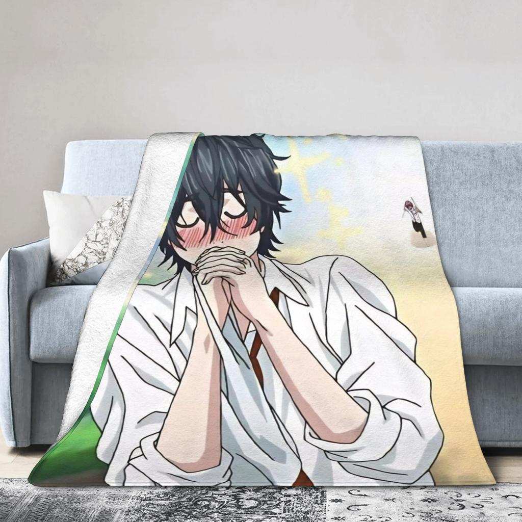 Yarichin Club Ayato Yuri Printed Blanket For Men Women Super Soft Cozy Throw Blankets for Sofa 50x60 Inches Multiple Sizes