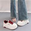Little White Shoes Women's Year Thick-soled Versatile Bread Shoes Heightening Sports Board Shoes
