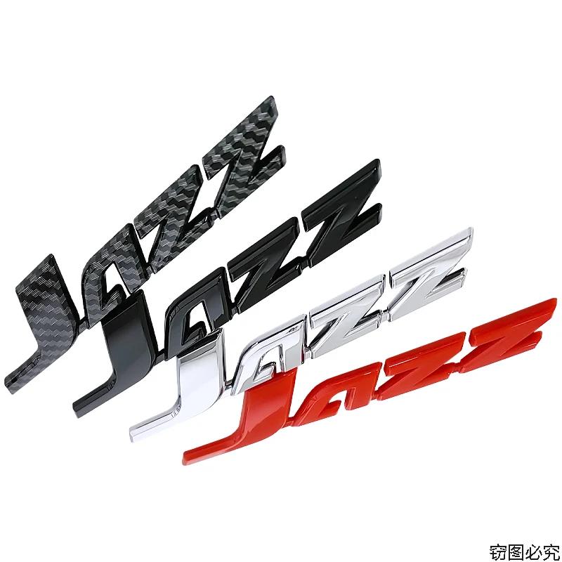 ABS Car Styling Rear Trunk Letters 3D Emblem Tail Badge Sticker for Honda Jazz Logo Decals Auto Stickers Decoration