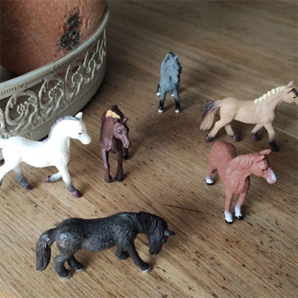 Collection Doll Action Figure PVC Model Horse Baby Figure Wild Animal Toy Simulation Wild Animals