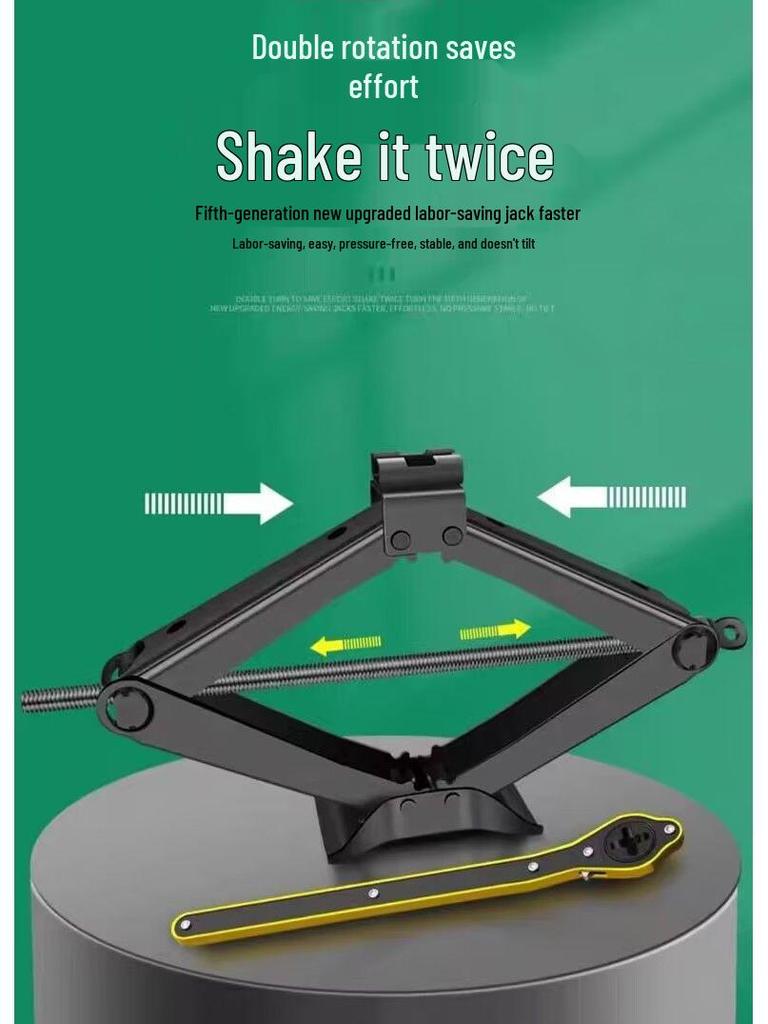 Robuster manuell betriebener Wagenheber: Horizontaler Reifenwechselwerkzeug