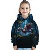 Autumn and Winter Children's Christmas Tree 3D Printed Hooded Comfortable and Versatile Breathable Hoodies & Sweatshirts (Girls)