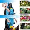 Schnell lösbarer Ernte-Schürze Wasserdicht Große Tasche Pflück-Schürze Obst Gemüse Blume Rückengurt Pflück-Tasche Gartengerät