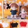Fashion New Doll Clothes For 10/15/20Cm Doll T-Shirt Multicolors Doll Hoodies Cute Doll Outfit Diy Doll Accessories