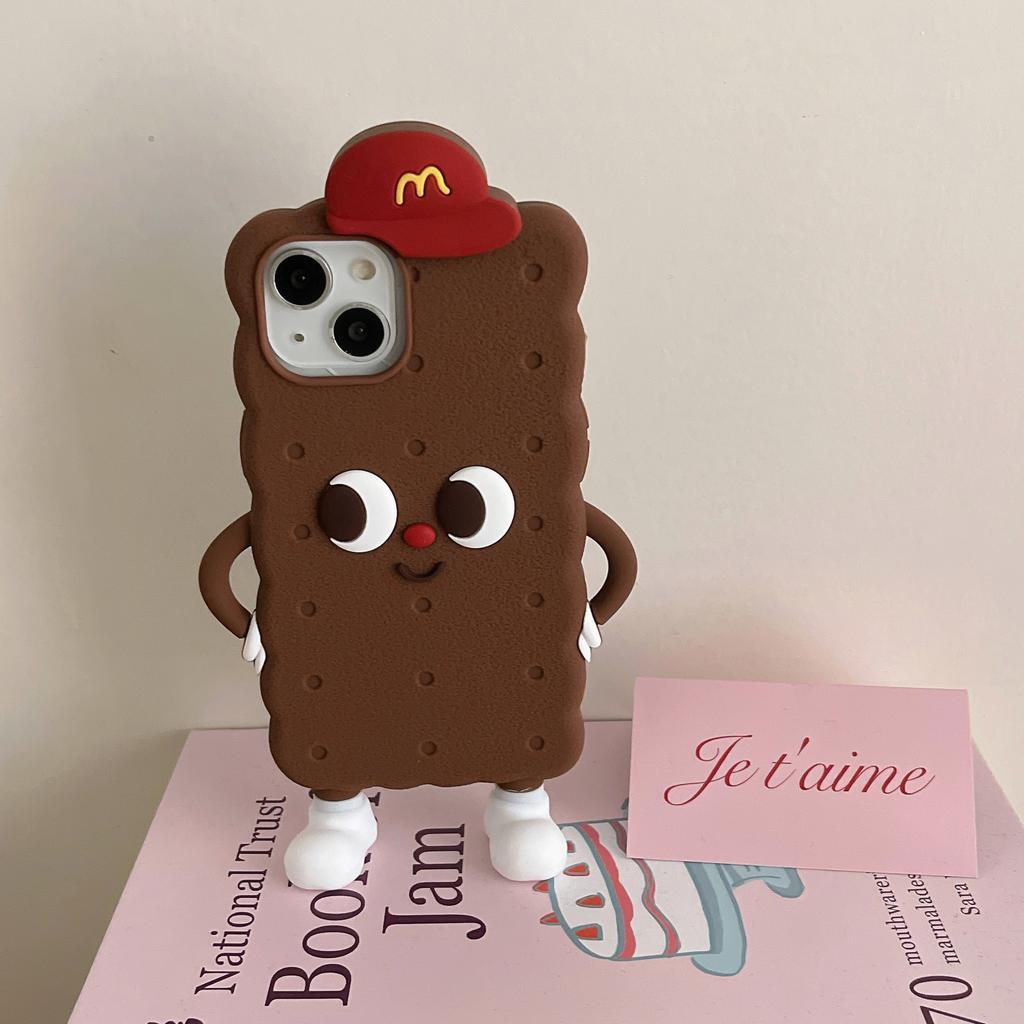 For iPhone 15 Silicone Case Cute Design Shockproof Phone Back Cover