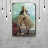 kate moss Decor Poster Vintage Tin Sign Metal Sign Decorative Plaque for Pub Bar Man Cave Club Wall Decoration