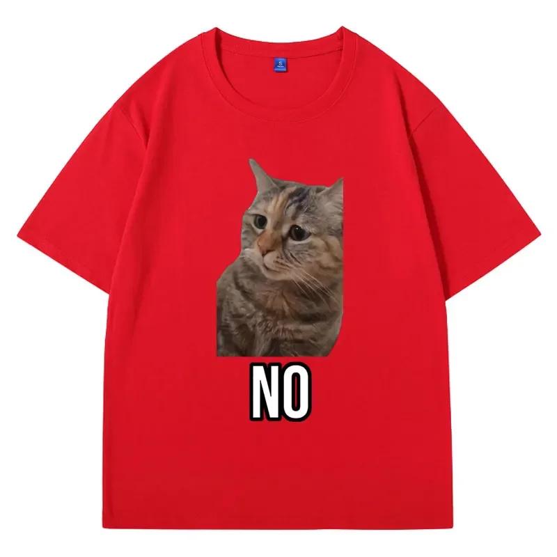 

Футболка с рисунком мема про говорящего кота, женская модная футболка, повседневная футболка с коротким рукавом, женская уличная одежда S