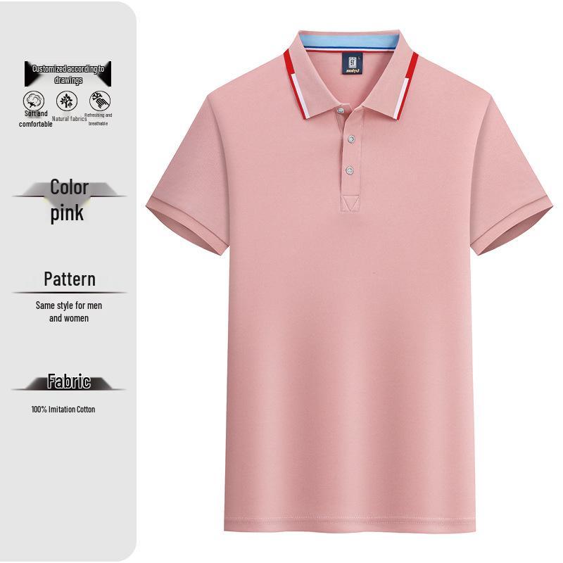 Custom Embroidered Polo Shirt - Men's Quick-Dry Short Sleeve Workwear