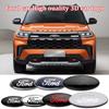 Car Front Grille Logo Hood Emblem Sticker Trunk Badge For Focus Fiesta Explorer Kuga Ranger Escape Mustang Car Accessories