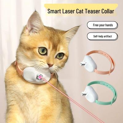 Eller Serbest Lazer Kedi Oyalamak İçin Tasarlanmış Tasmalı: Evcil Hayvanlar İçin Sıkıntı Giderici Etkileşimli Oyuncak
