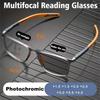 Gafas de lectura multifocales fotocromáticas TR90, antiluz azul, nuevas gafas progresivas cercanas y lejanas, gafas deportivas para hombres y mujeres