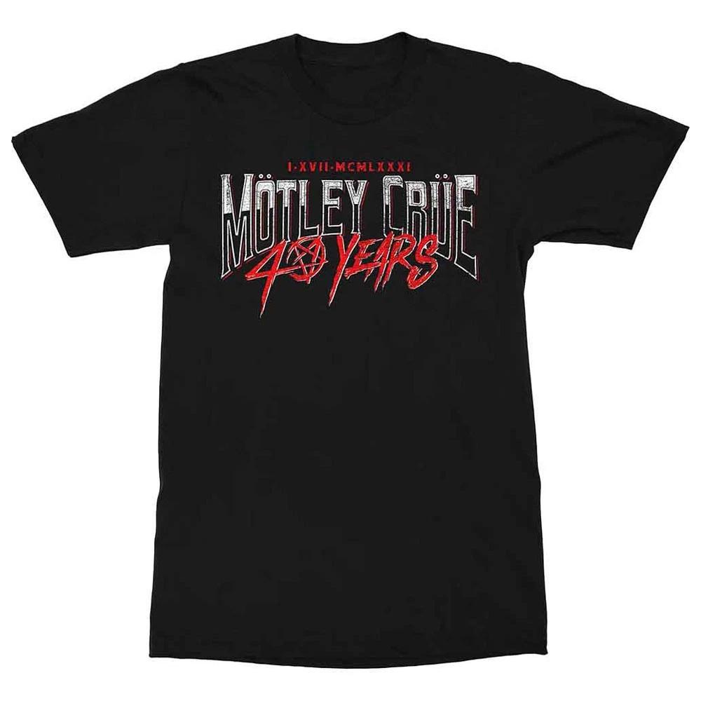 Motley Crue 40 Years T Shirt XL